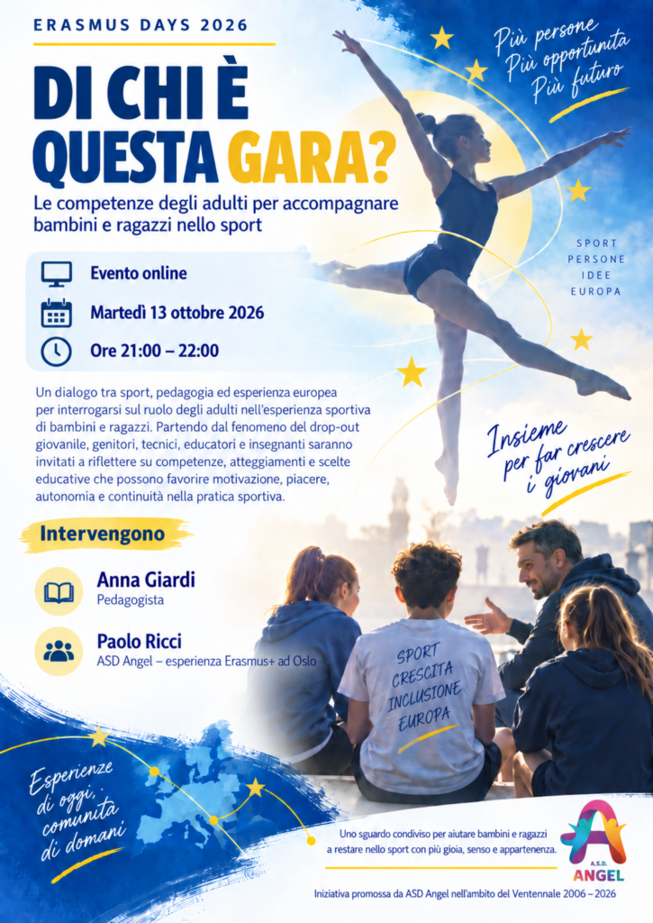 Erasmus Days 2026 – Di chi è questa gara? Sport, bambini e ruolo degli adulti